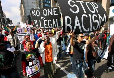 תהלוכת מחאה נגד גזענות